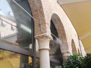 Impianto antizanzare in antichi Hotel a Ferrara