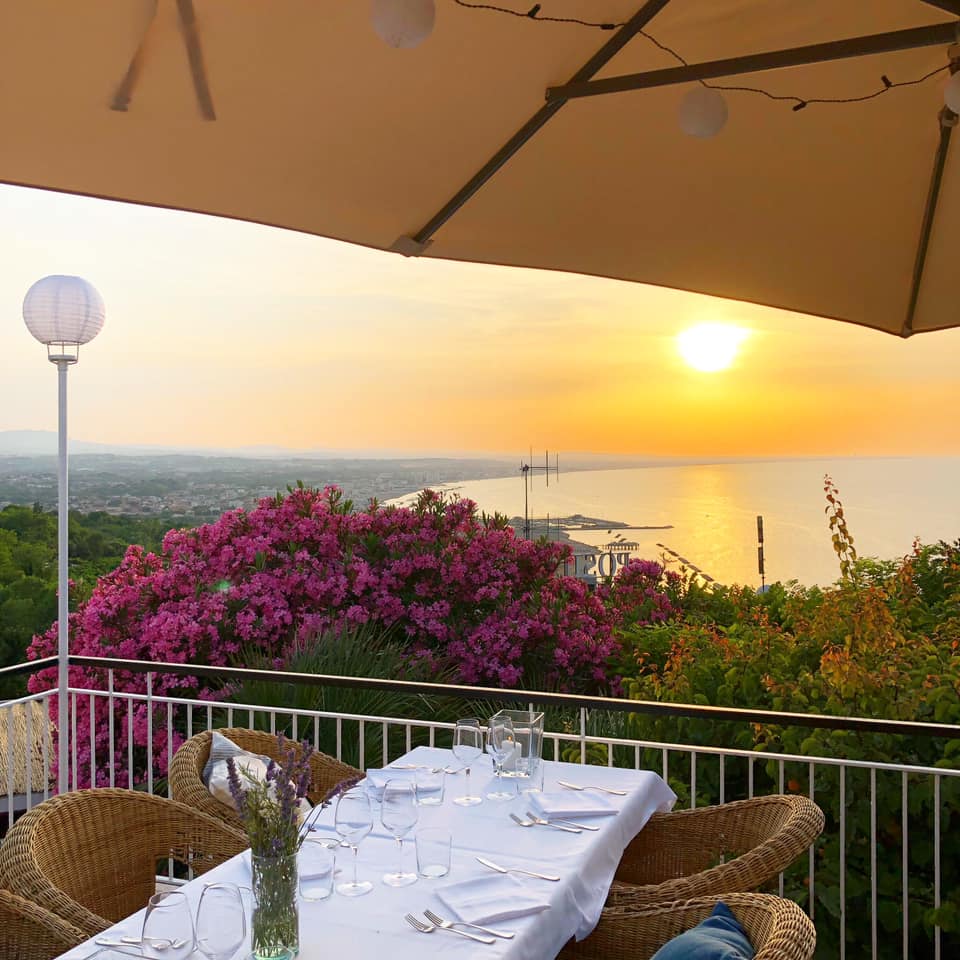 Panorama dalla terrazza del Ristorante Dalla Gioconda Gabicce Monti