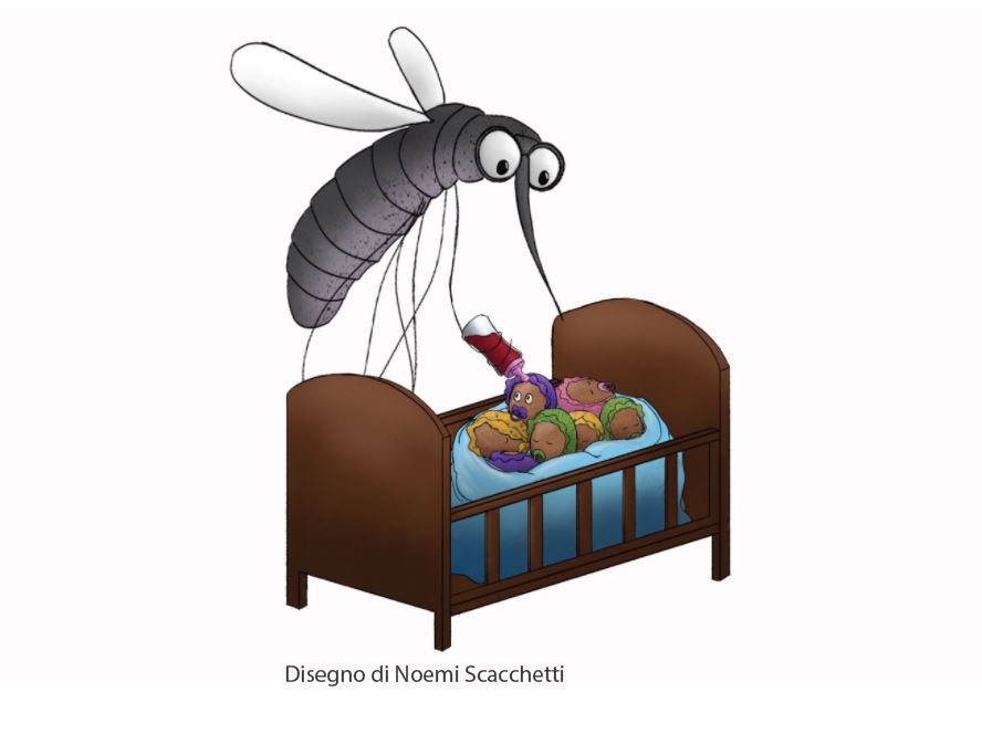 Le zanzare necessitano di un pasto di sangue per nutrire le uova